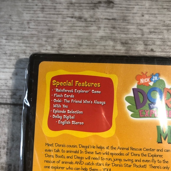 Dora the Explorer Meet Diego! New DVD Full Screen c. 2003 - Picture 7 of 14